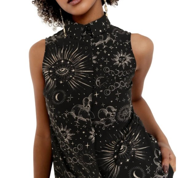Black Milk Work It Shirt Celestial print - Picture 8 of 10